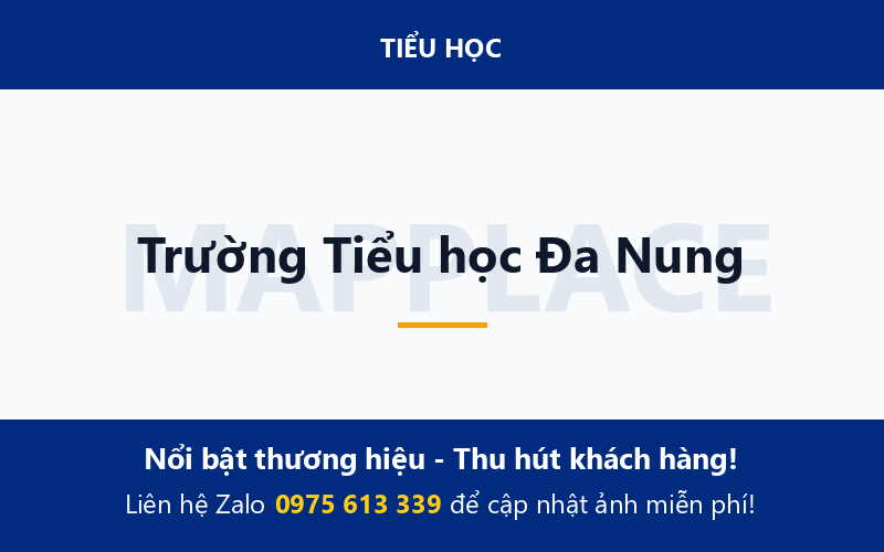 Trường Tiểu học Đa Nung