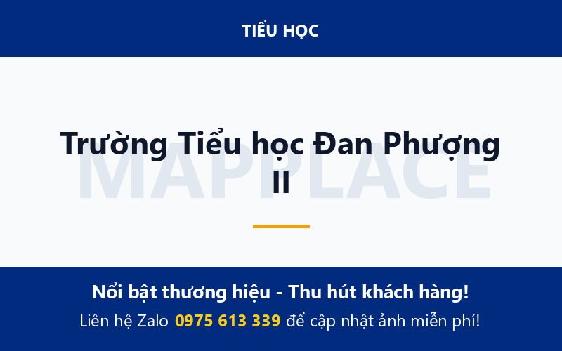 Trường Tiểu học Đan Phượng II
