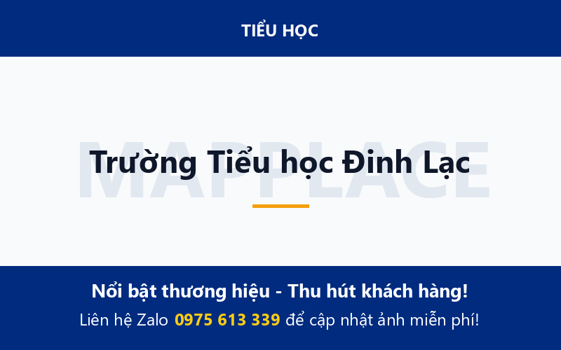 Trường Tiểu học Đinh Lạc
