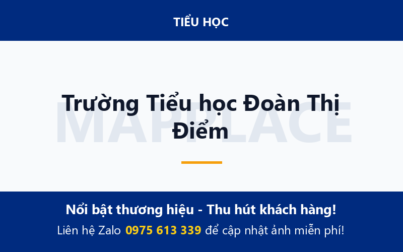 Trường Tiểu học Đoàn Thị Điểm