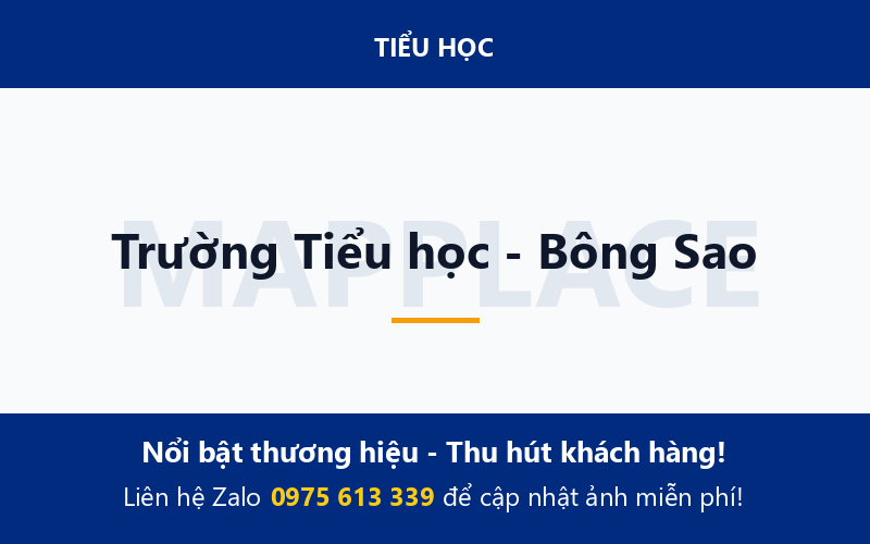 Trường Tiểu học - Bông Sao