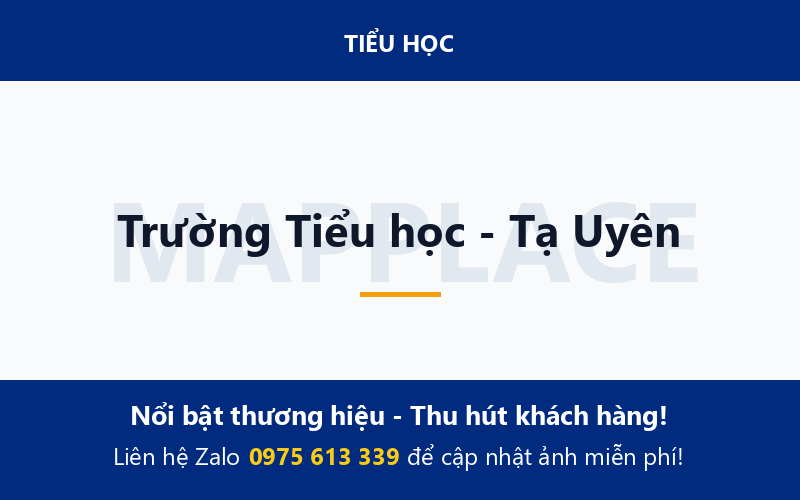 Trường Tiểu học - Tạ Uyên