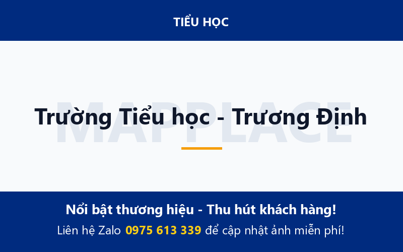 Trường Tiểu học - Trương Định