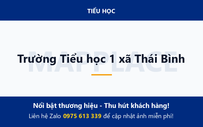Trường Tiểu học 1 xã Thái Bình