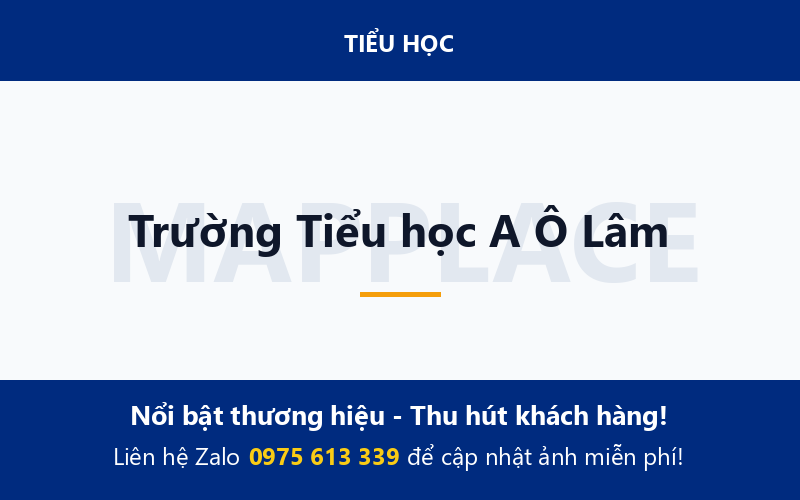 Trường Tiểu học A Ô Lâm
