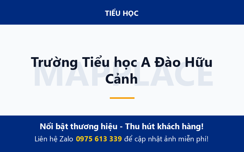 Trường Tiểu học A Đào Hữu Cảnh