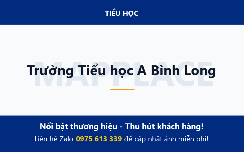 Trường Tiểu học A Bình Long