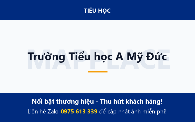 Trường Tiểu học A Mỹ Đức