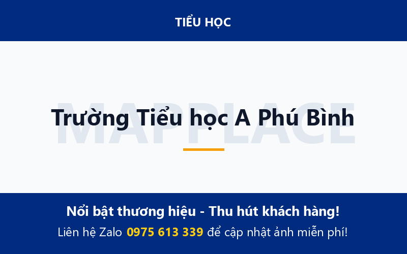 Trường Tiểu học A Phú Bình