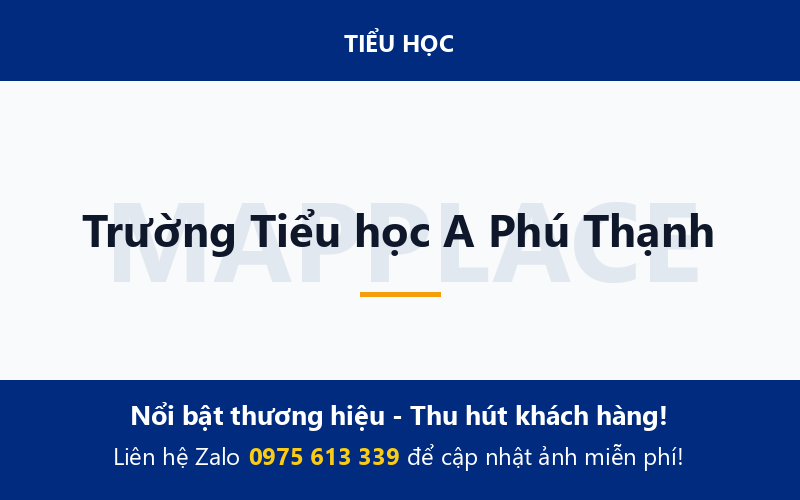 Trường Tiểu học A Phú Thạnh