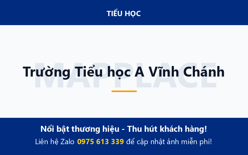 Trường Tiểu học A Vĩnh Chánh