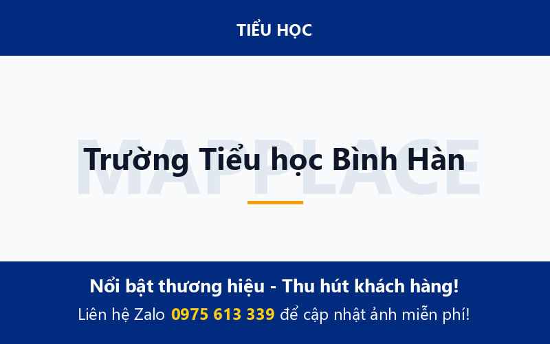 Trường Tiểu học Bình Hàn
