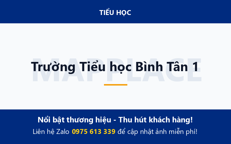 Trường Tiểu học Bình Tân 1