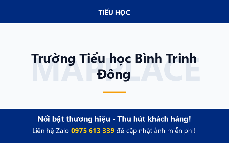 Trường Tiểu học Bình Trinh Đông