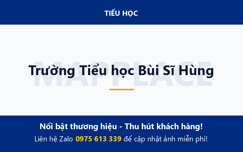 Trường Tiểu học Bùi Sĩ Hùng