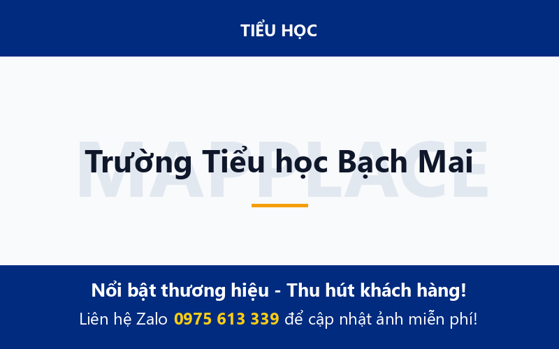 Trường Tiểu học Bạch Mai