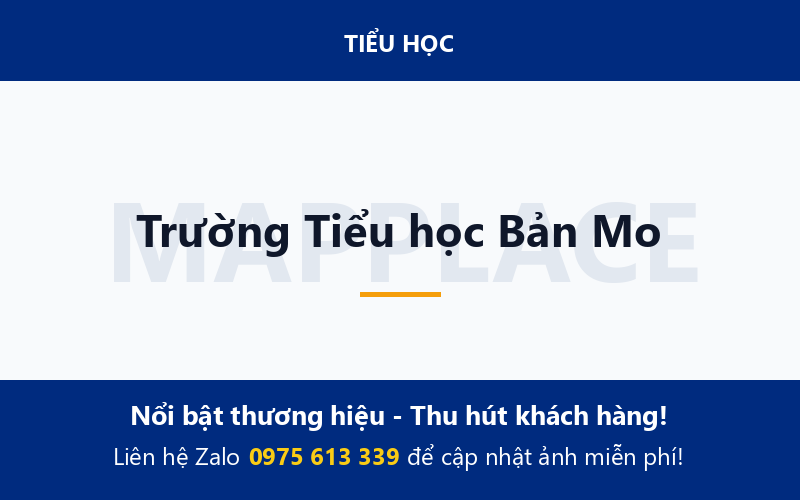 Trường Tiểu học Bản Mo