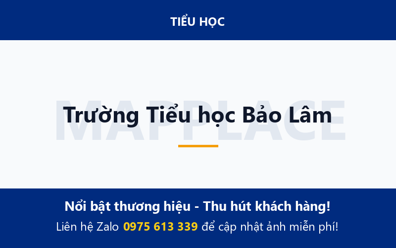 Trường Tiểu học Bảo Lâm