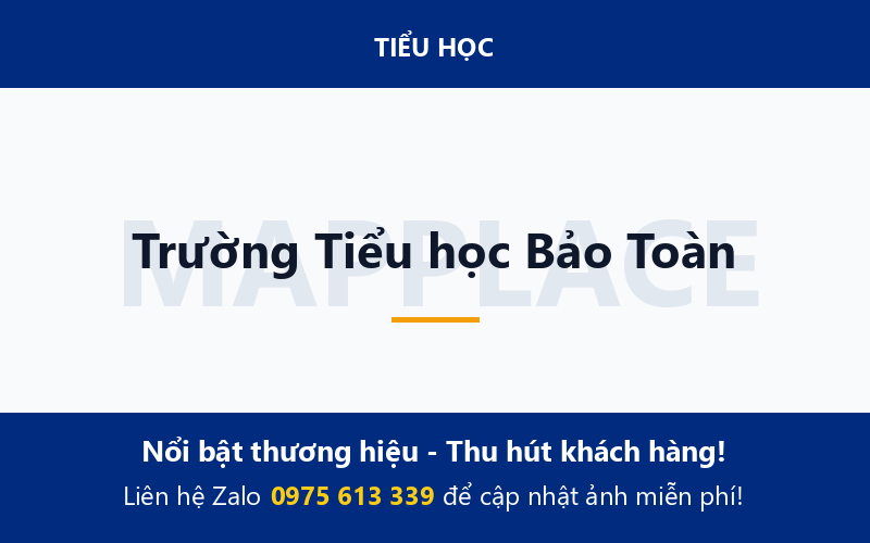 Trường Tiểu học Bảo Toàn