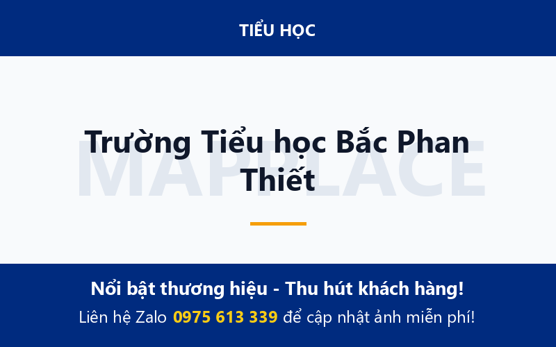 Trường Tiểu học Bắc Phan Thiết