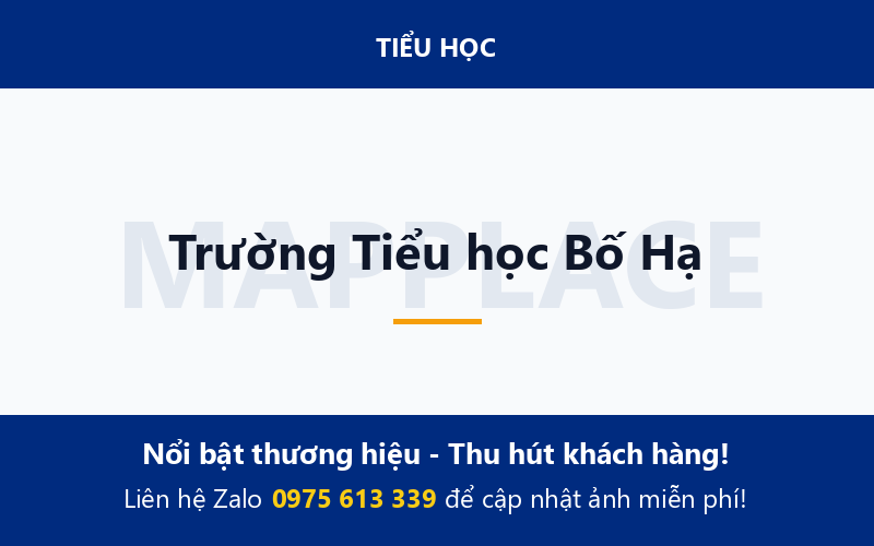 Trường Tiểu học Bố Hạ