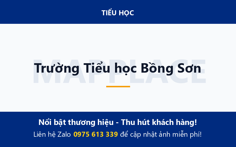 Trường Tiểu học Bồng Sơn