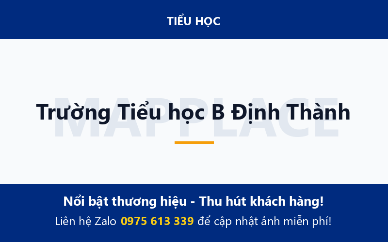 Trường Tiểu học B Định Thành
