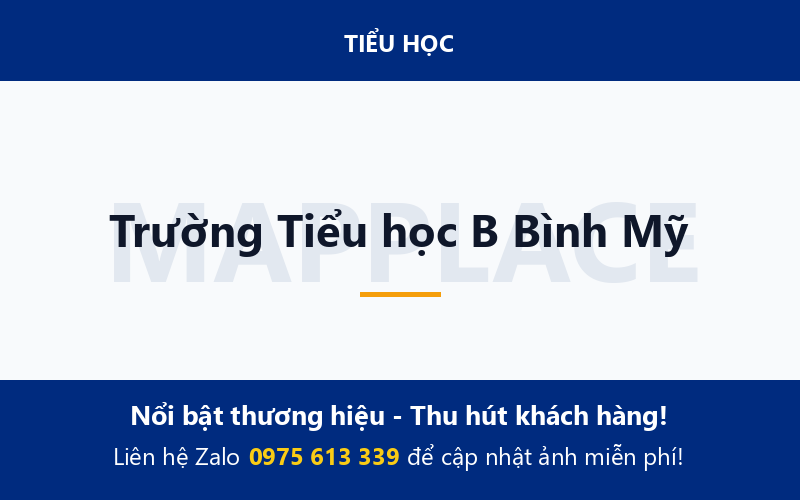 Trường Tiểu học B Bình Mỹ