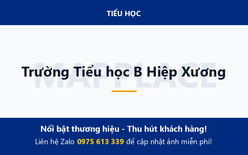 Trường Tiểu học B Hiệp Xương