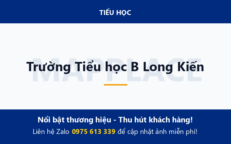 Trường Tiểu học B Long Kiến