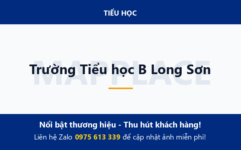 Trường Tiểu học B Long Sơn