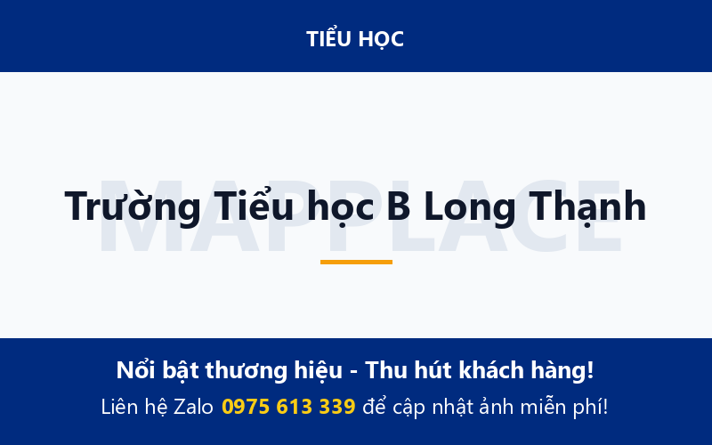 Trường Tiểu học B Long Thạnh