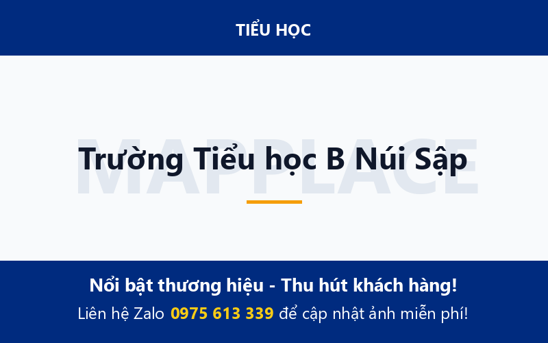 Trường Tiểu học B Núi Sập