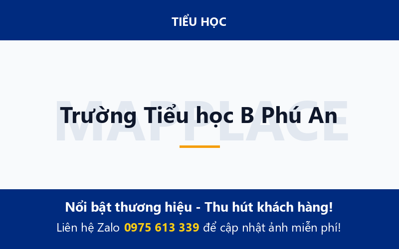 Trường Tiểu học B Phú An