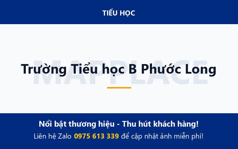 Trường Tiểu học B Phước Long