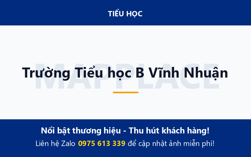 Trường Tiểu học B Vĩnh Nhuận