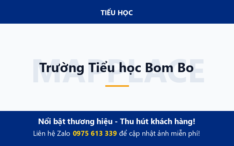 Trường Tiểu học Bom Bo