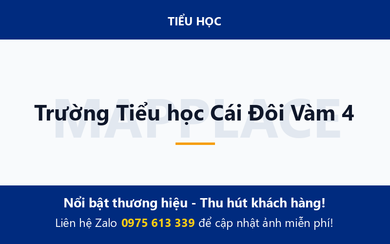 Trường Tiểu học Cái Đôi Vàm 4
