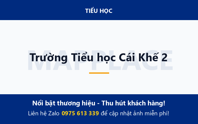 Trường Tiểu học Cái Khế 2