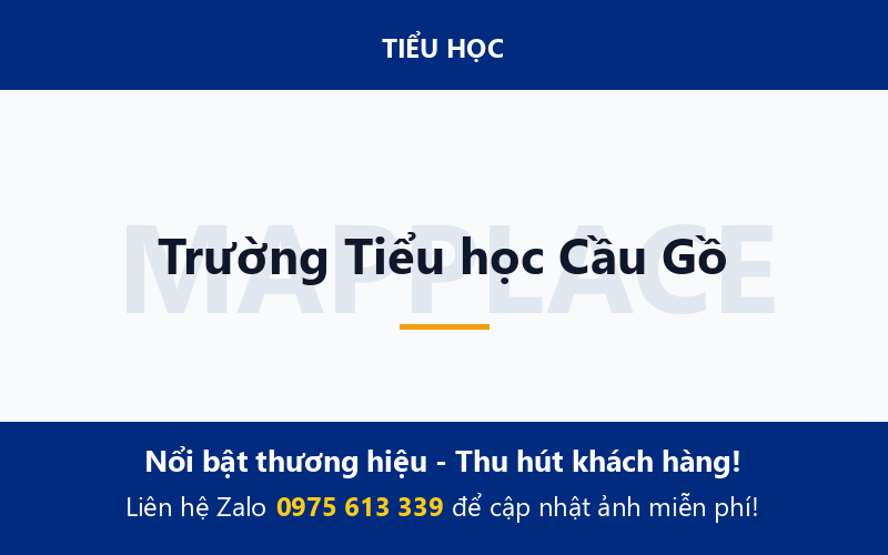 Trường Tiểu học Cầu Gồ