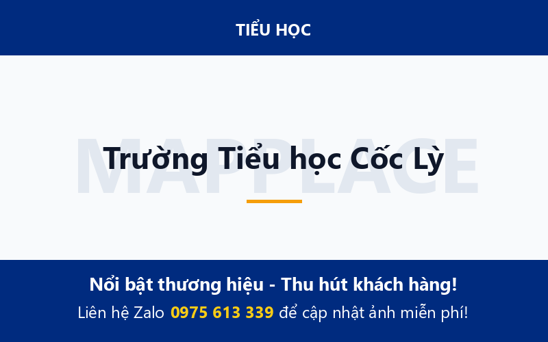 Trường Tiểu học Cốc Lỳ