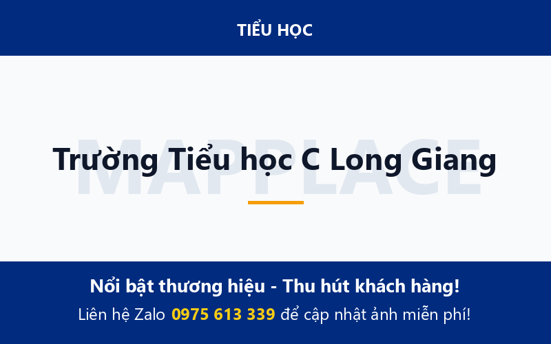 Trường Tiểu học C Long Giang
