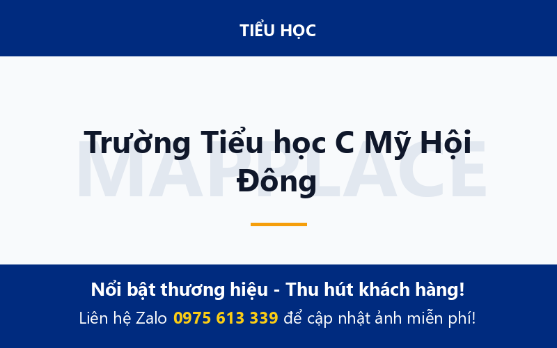 Trường Tiểu học C Mỹ Hội Đông