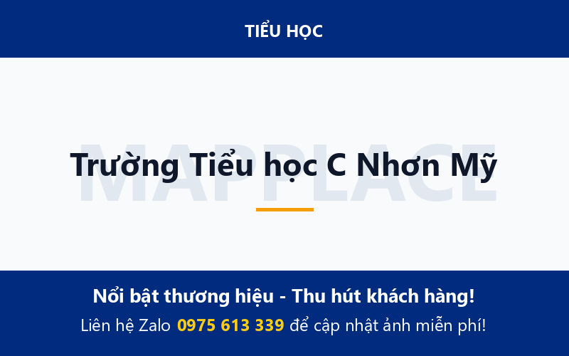 Trường Tiểu học C Nhơn Mỹ