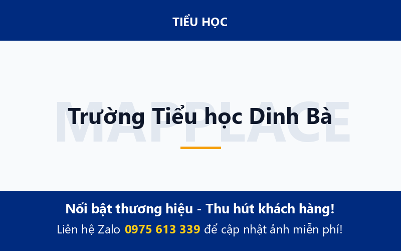 Trường Tiểu học Dinh Bà