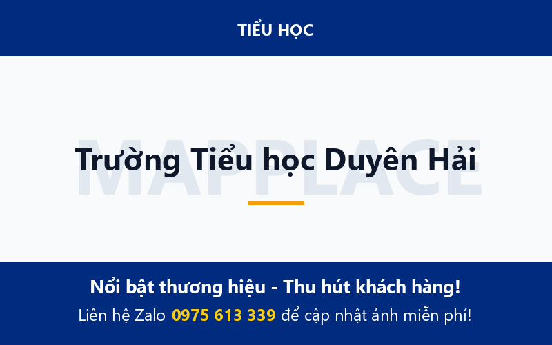 Trường Tiểu học Duyên Hải