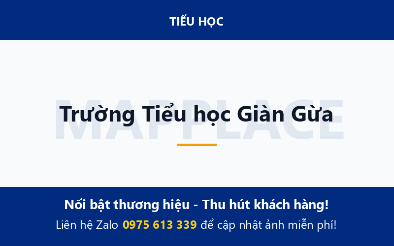 Trường Tiểu học Giàn Gừa