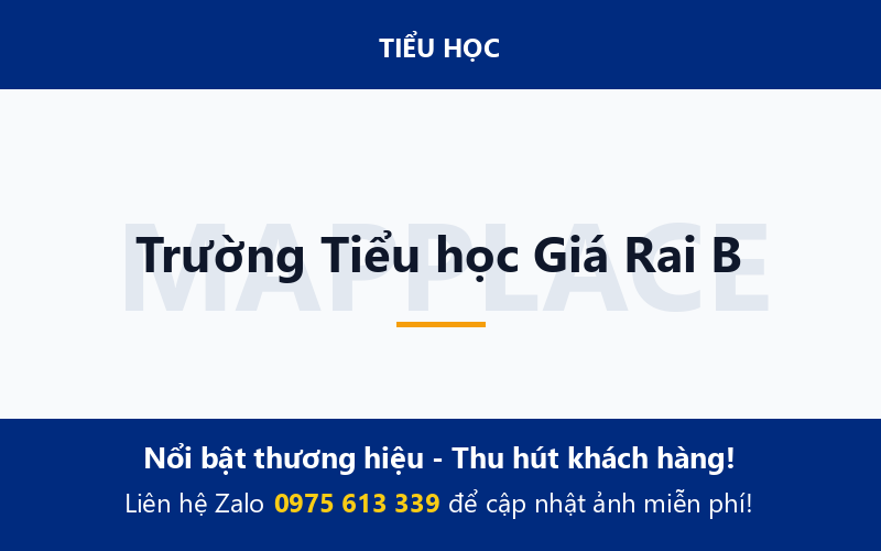 Trường Tiểu học Giá Rai B