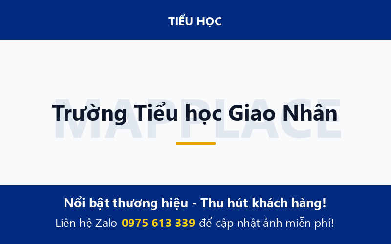 Trường Tiểu học Giao Nhân