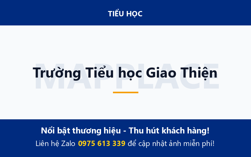 Trường Tiểu học Giao Thiện